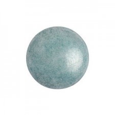 Les perles par Puca® Cabochon 14 mm - Opaque blue ceramic look 03000/14464